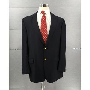 Jos A Bank Men's Wool 2 Button Blazer‎ Size 44L